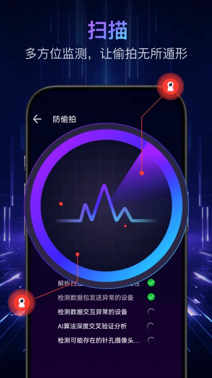 酒店偷拍检测