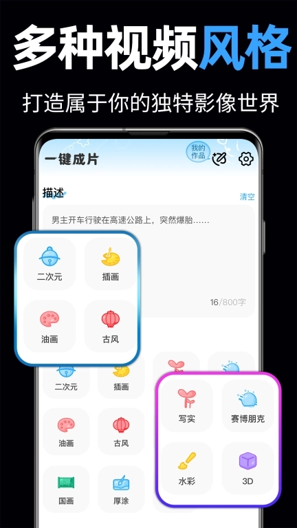 一键AI成片