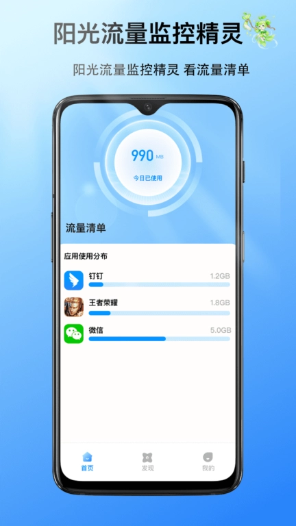 阳光流量监控精灵