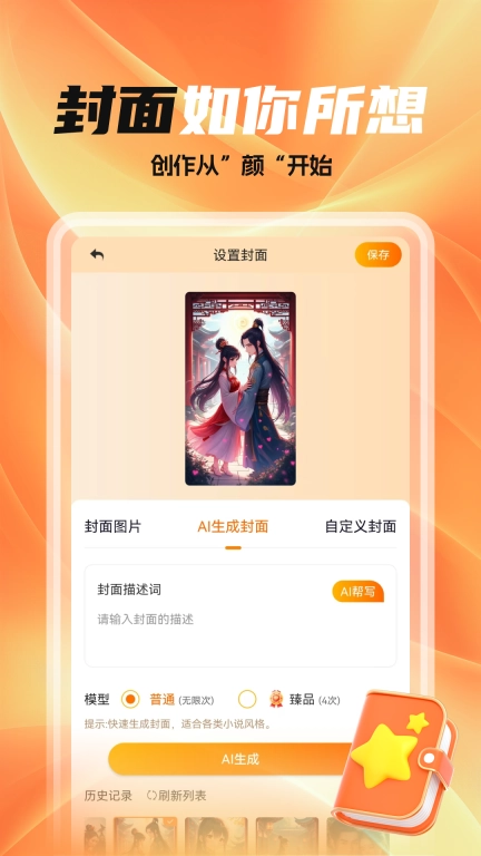 全民作家-百万字小说AI一键生成