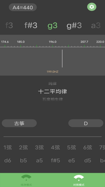 十二平均律调音器-十二平均律