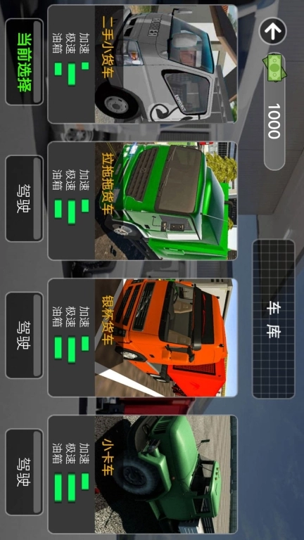 重载未来卡车驾驶