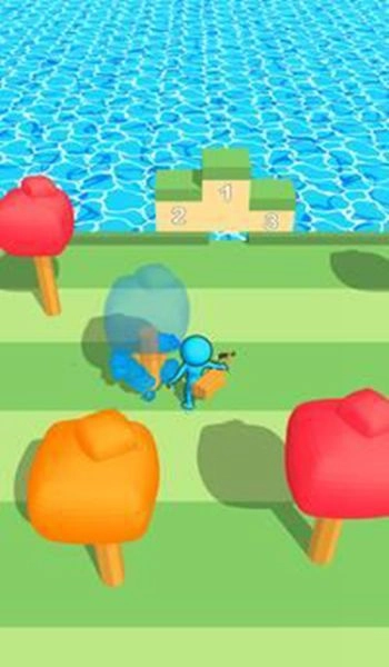 伐木工人竞赛安卓（Lumberjack Race） 图1