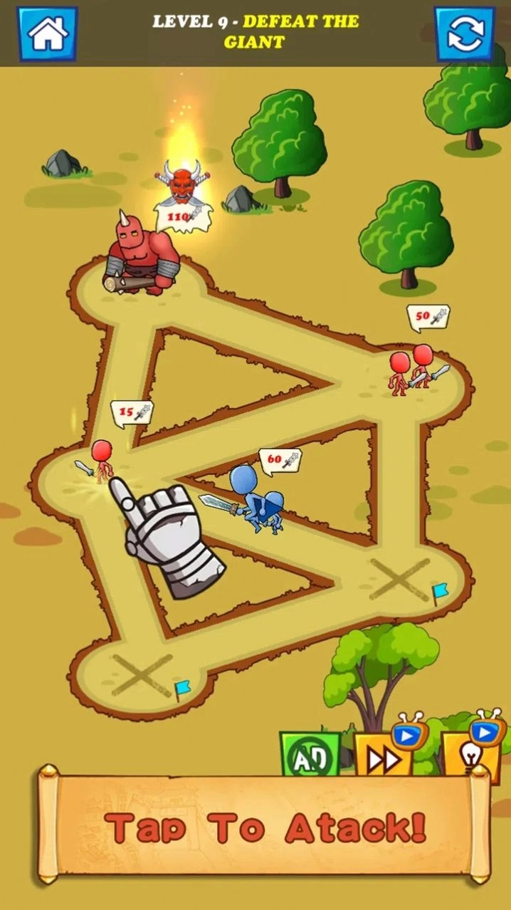 火柴人英雄攻防战最新版图2