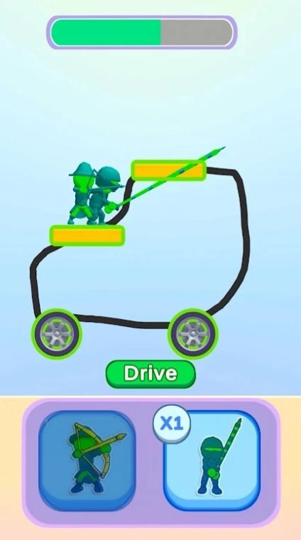 画军队战车(3)