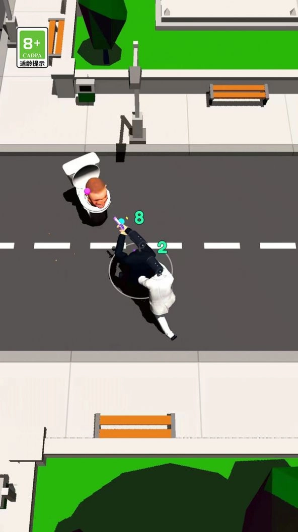 疯狂马桶人作战最新版图2