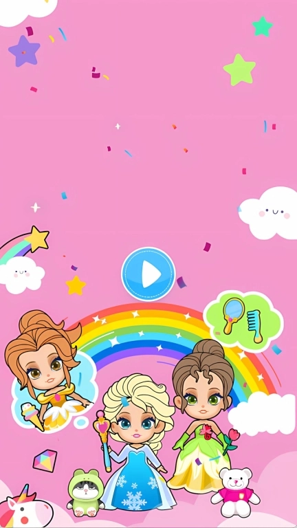 公主娃娃装扮安卓（Princess Dress Up） 截图0