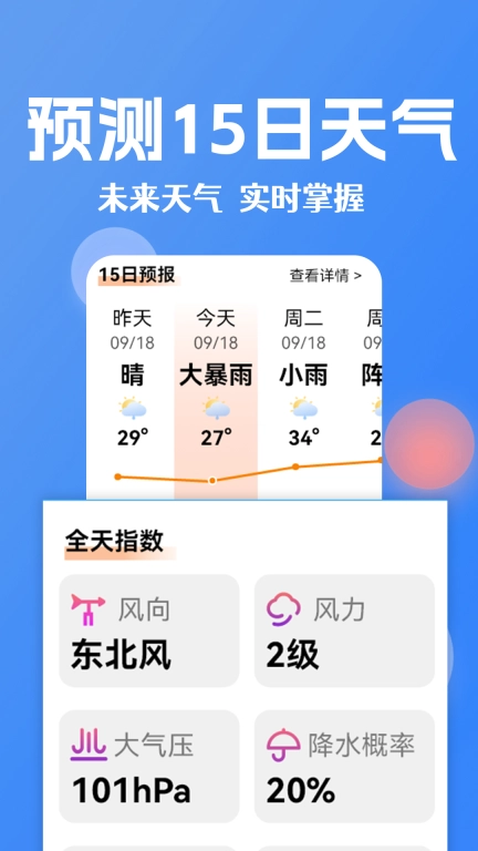 大字看天气图2