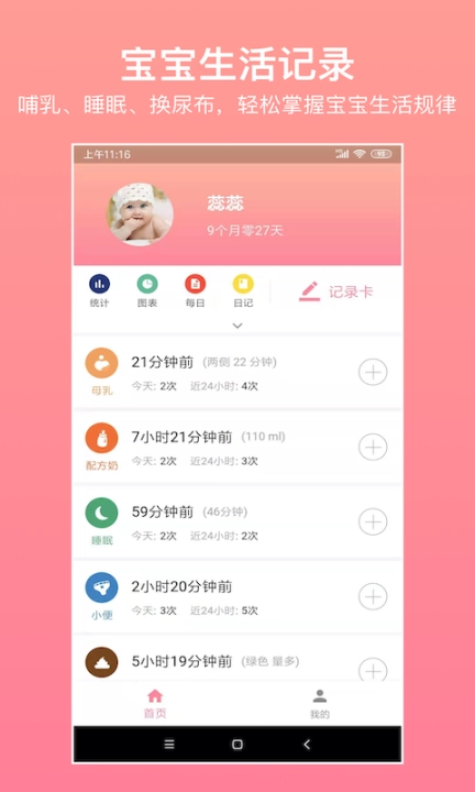 宝宝生活记录图1