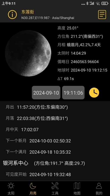 日出日落月相图2