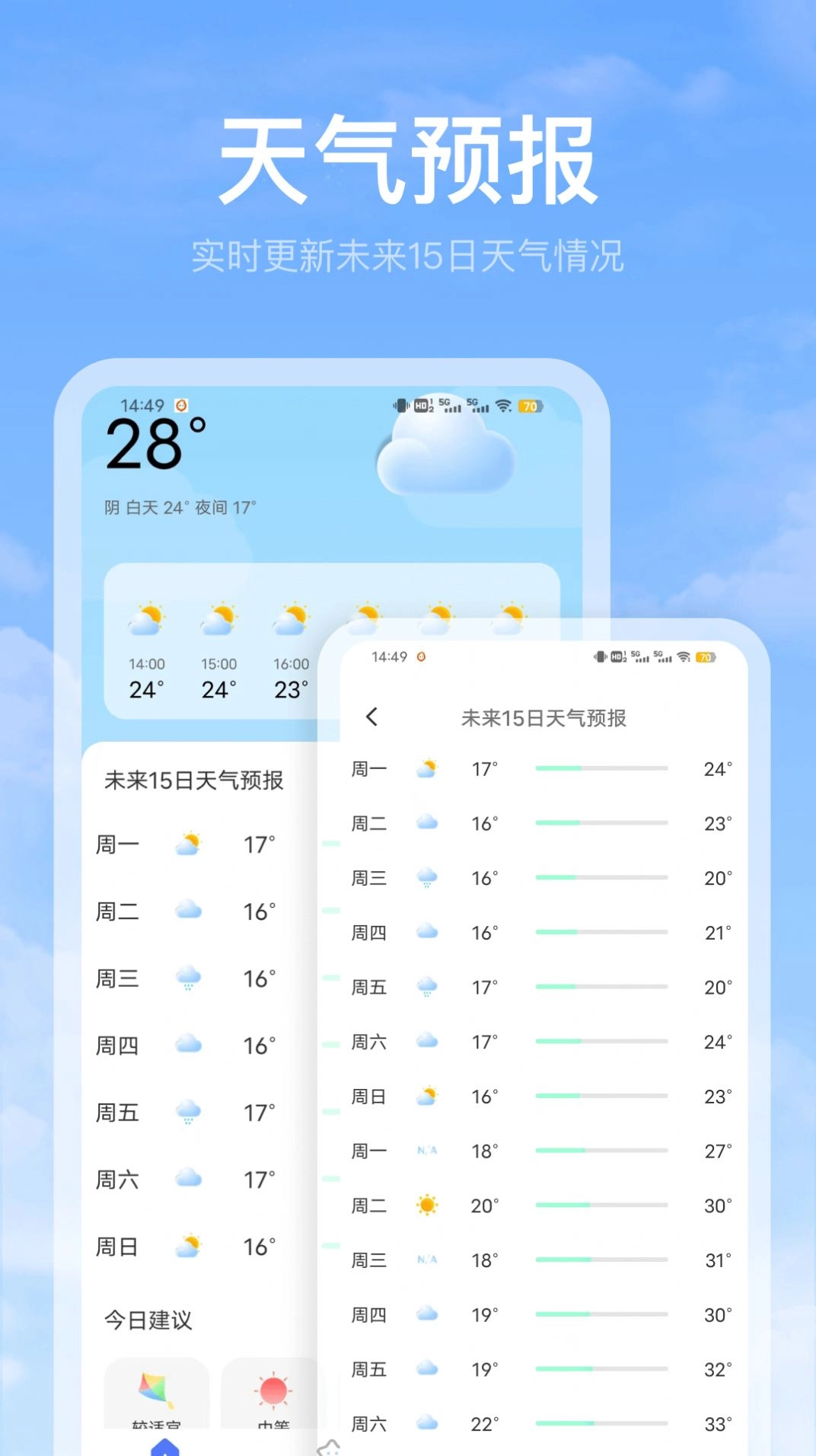 黄历天气雷达手机版图3