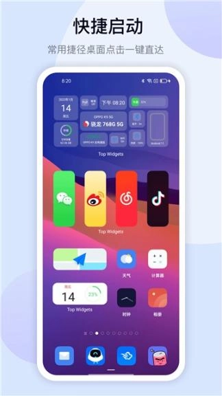 万能小组件桌面秀图2