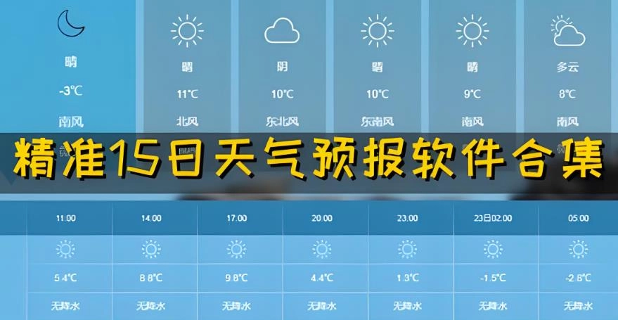 天气预报15天查询哪个软件最准确