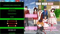 樱花校园模拟器无广告衣服全解锁版截图1