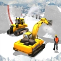 雪山挖掘机模拟器