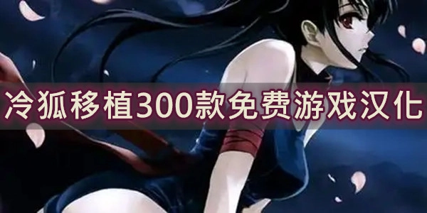 冷狐移植300款免费游戏汉化