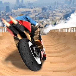 3D极限摩托车特技游戏