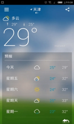 天气预报实时版图2