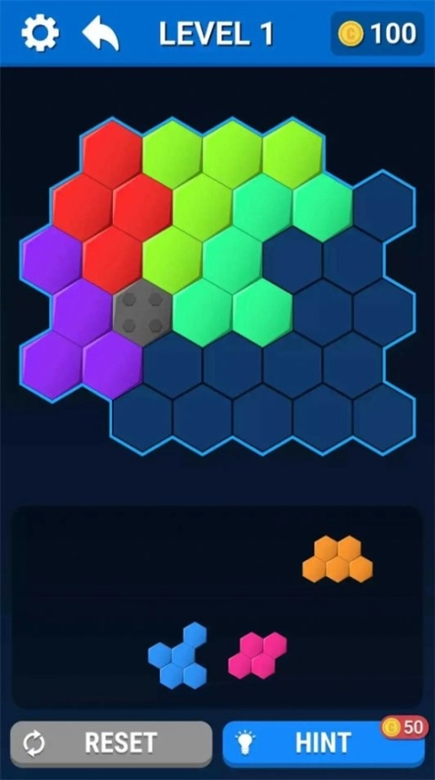 六角拼图块图1