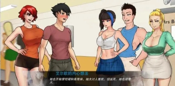 与女神一起被隔离汉化版图1