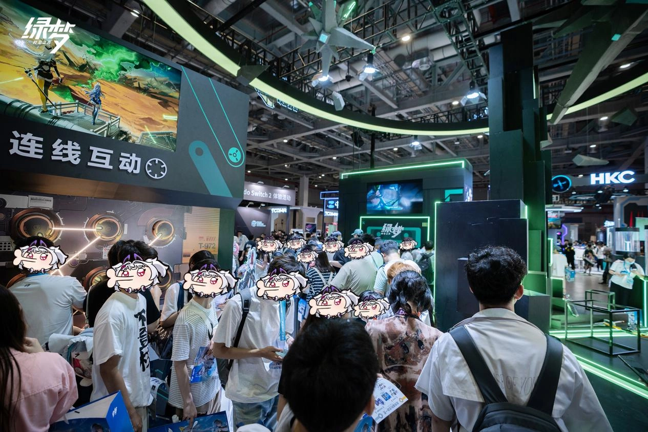 二次元ACT新游燃动BW2025《绿梦：时空之声》展台引爆现场试玩热潮