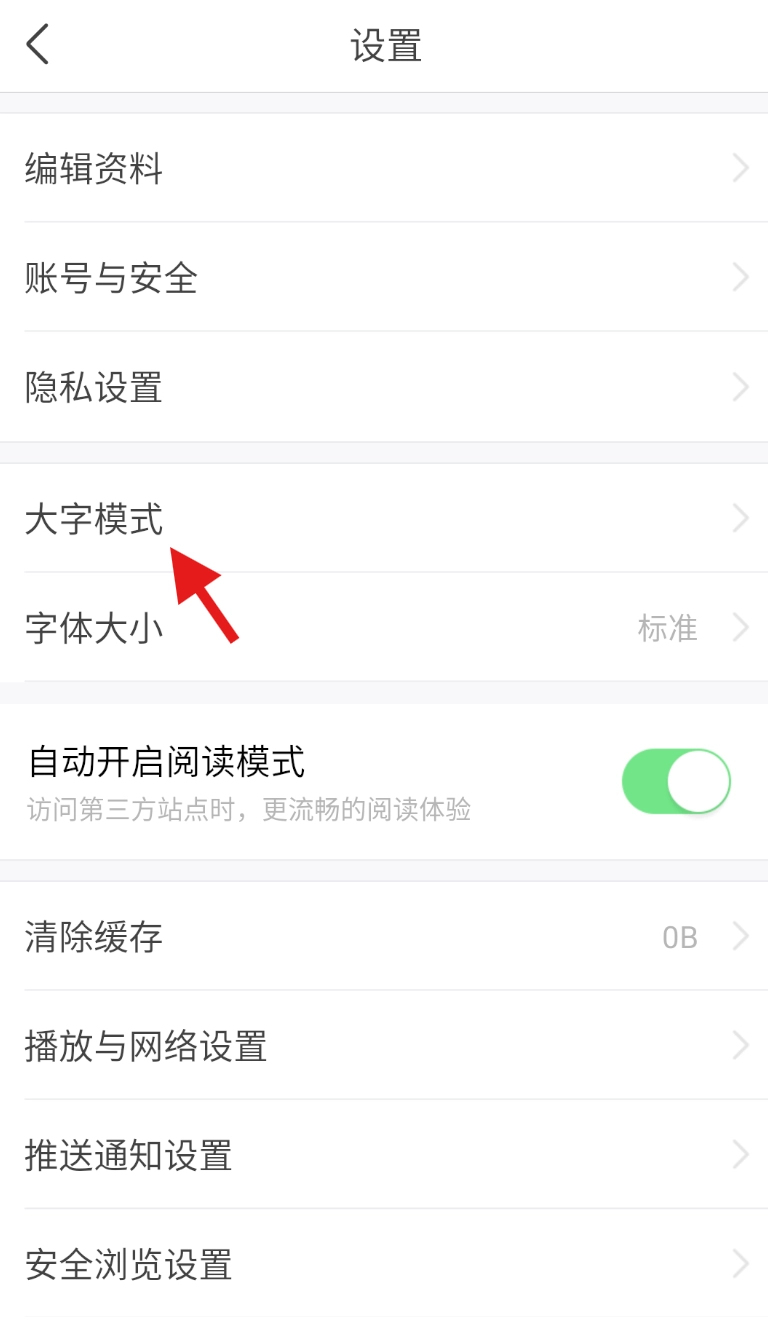怎么打开大字模式截图4