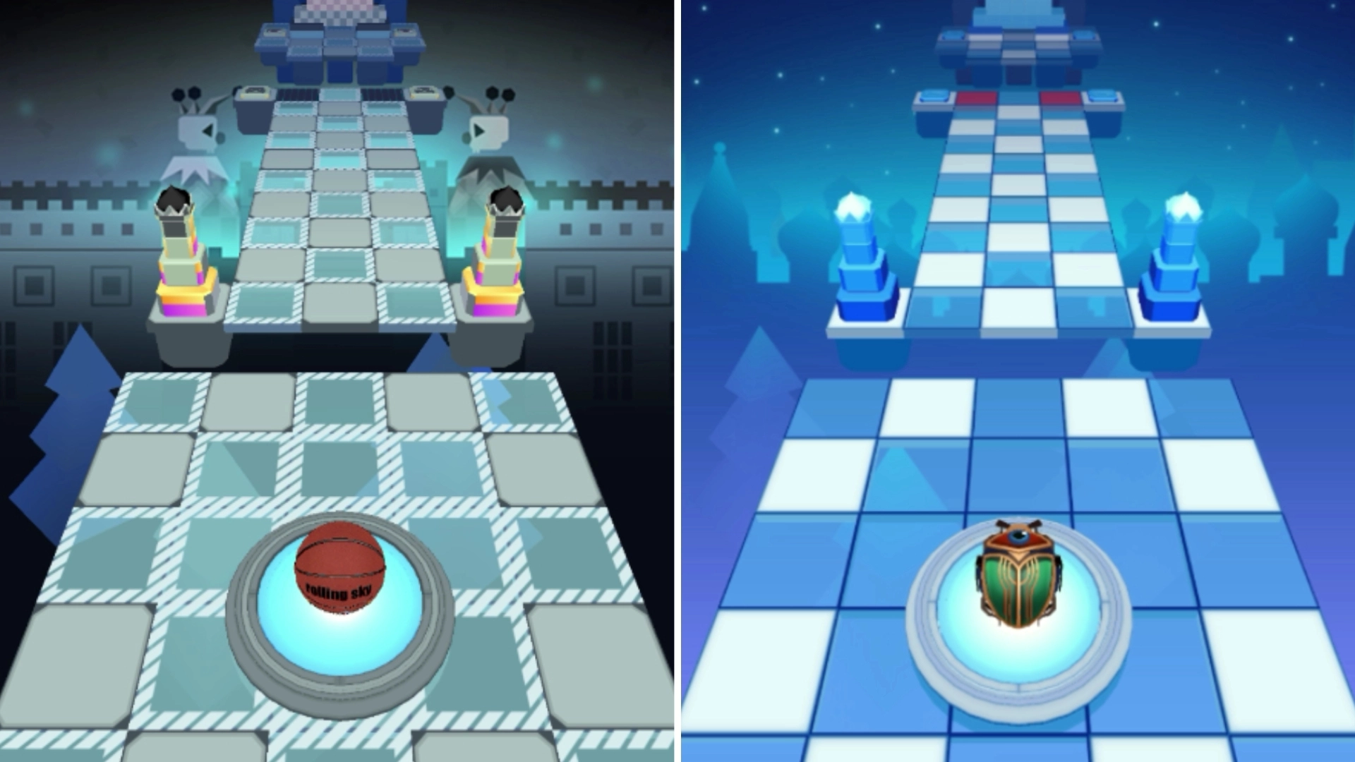 滚动的天空手游大全