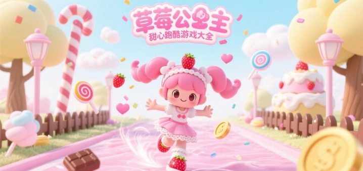 草莓公主甜心跑酷游戏大全