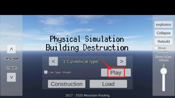 物理演算建筑破坏(PhysicsSimulationBuildingDestruction)旧版下载