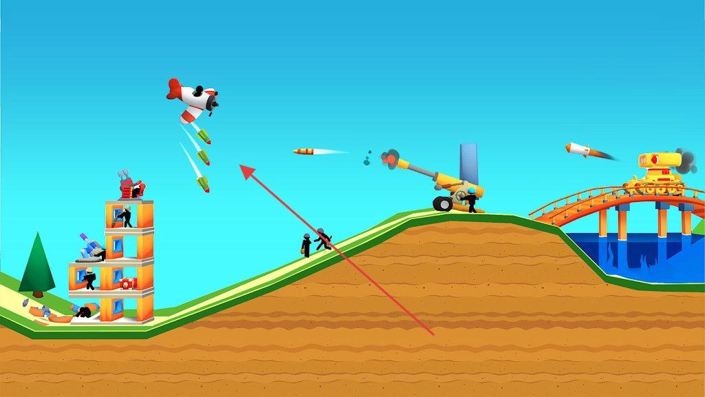 Airplanebreaksthroughtheblockade免费下载