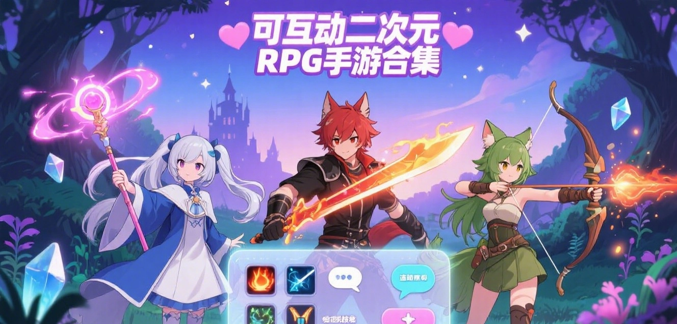 可互动二次元RPG手游合集
