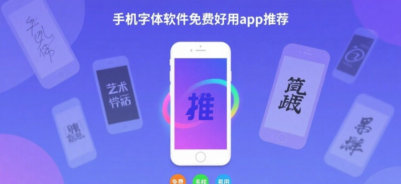 手机字体软件免费好用app推荐