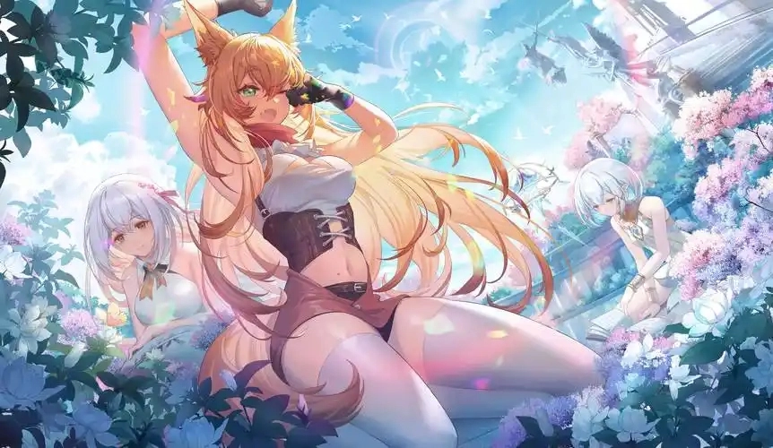 二次元美女卡牌养成手游