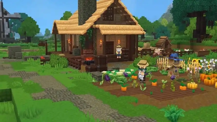 砍树建造房子的手机游戏