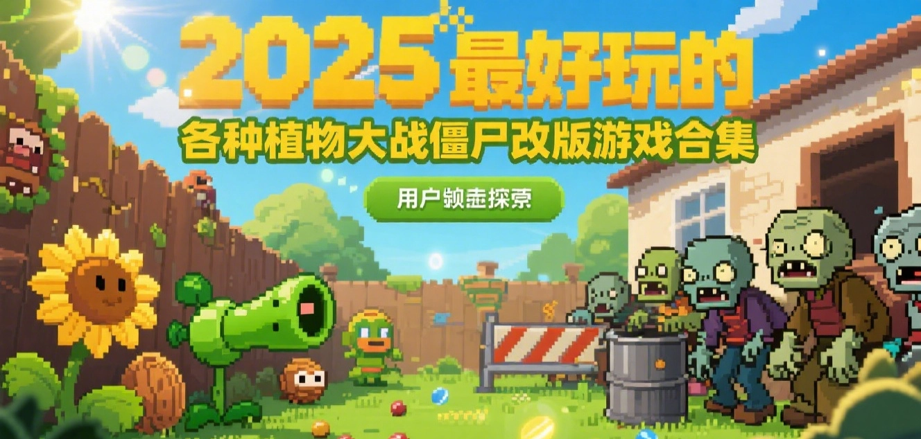 2025最好玩的各种植物大战僵尸改版游戏合集
