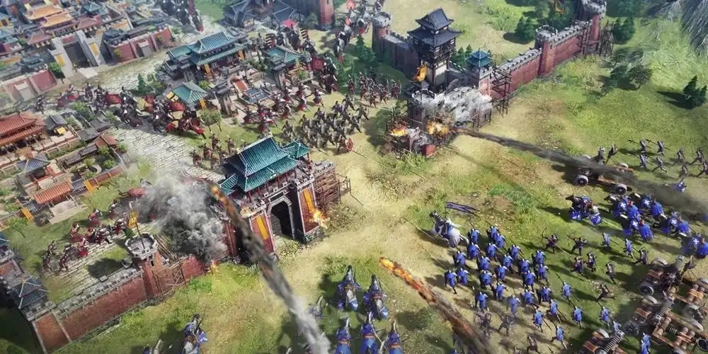 可控制角色的带兵打仗游戏