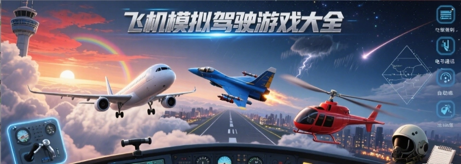 飞机模拟驾驶游戏手机中文版大全