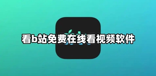 看b站免费在线看视频软件