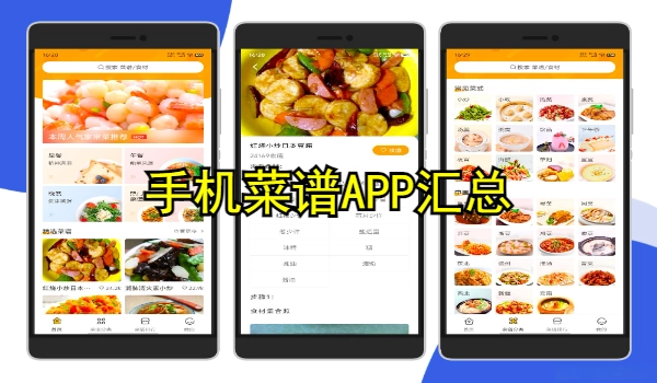 手机菜谱APP