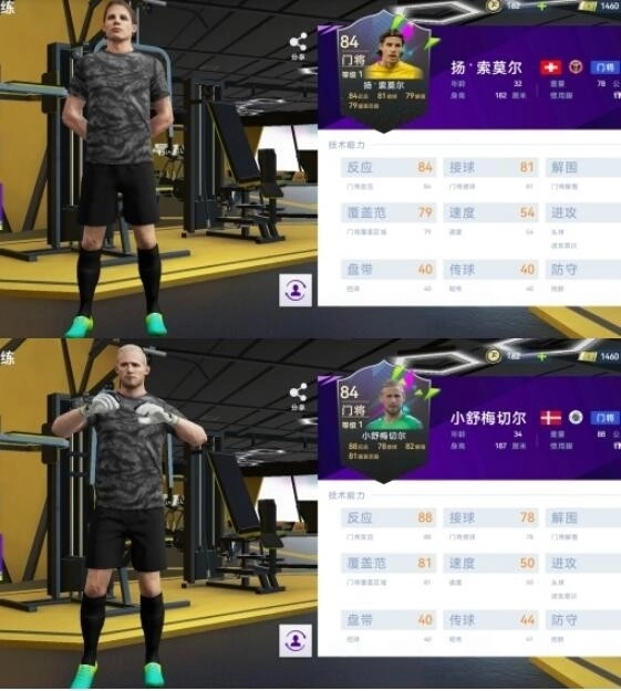 门将的属性截图3
