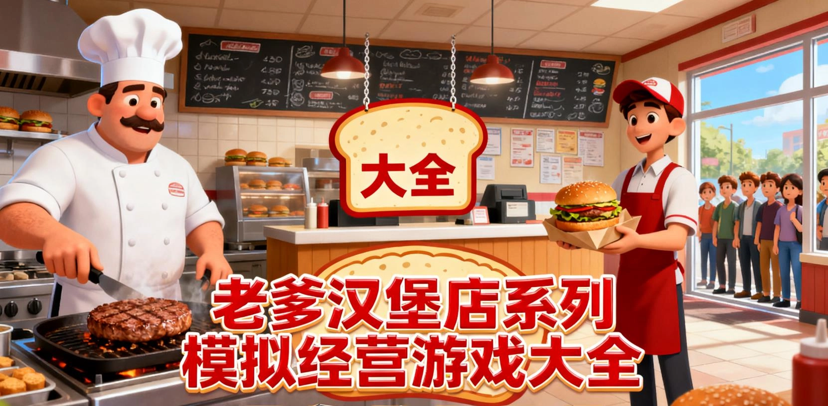  老爹汉堡店系列模拟经营游戏大全