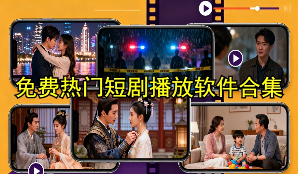 免费热门短剧播放软件合集