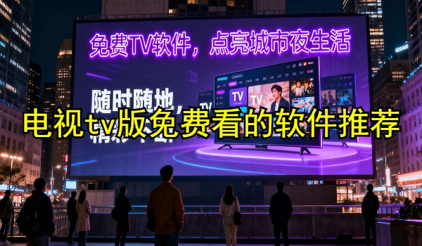 电视tv版免费看的软件推荐