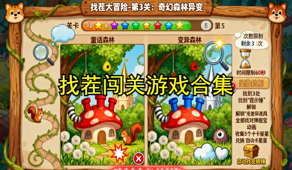 找茬闯关游戏