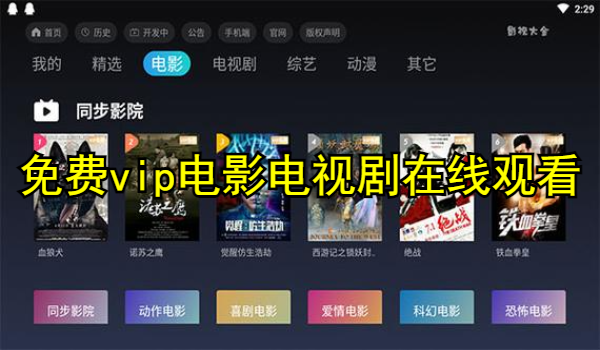 免费vip电影电视剧在线观看网站大全