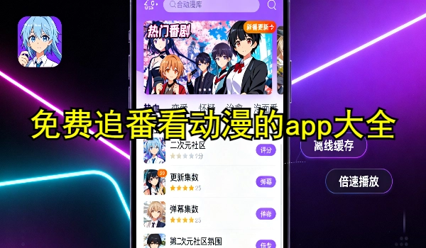 免费追番看动漫的app大全
