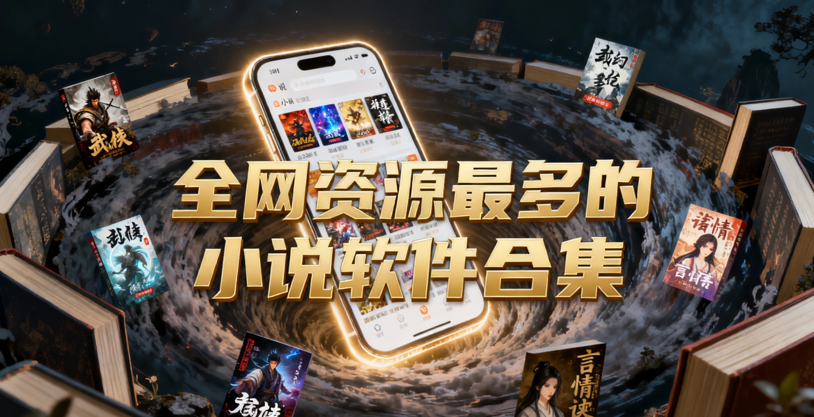全网资源最多的小说软件合集