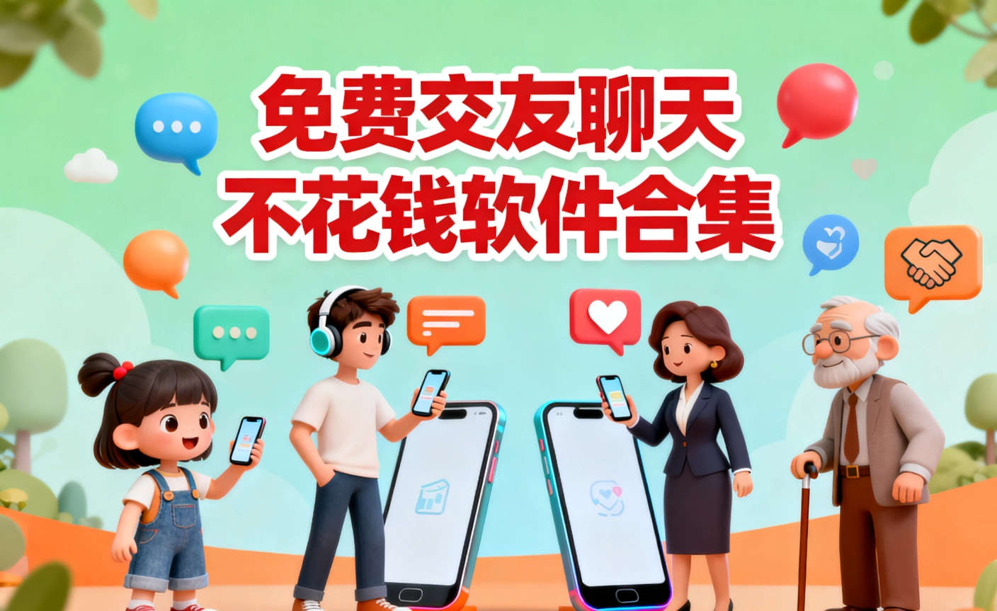 免费交友聊天不花钱软件合集