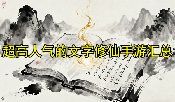 超高人气的文字修仙手游