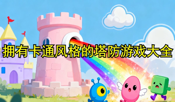 拥有卡通风格的塔防游戏